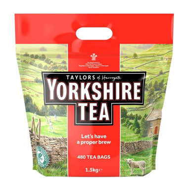 Taylors Yorkshire Tea 480's 1.5kg 2-Cup Tea bags