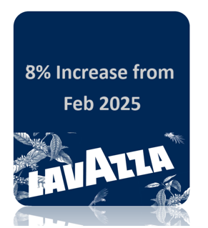 Lavazza have announced yet another price increase, their 3rd in 12 months.