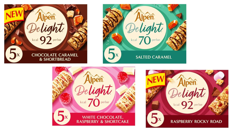 Alpen Announce New Range Update on the 5 Pack Breakfast bars.