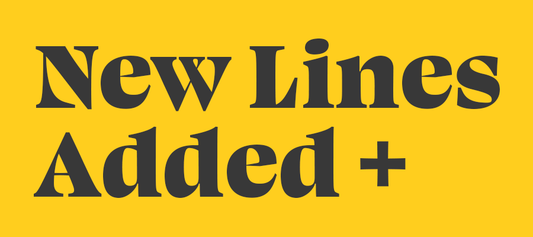 New lines and how to order them..
