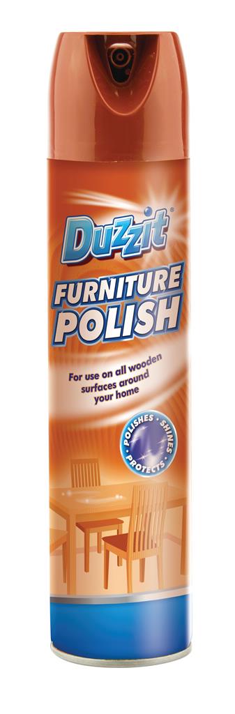 Duzzit Furniture Polish  | Everyday use on most Hard Surfaces | 300ml Aerosol Spray