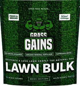 Grass Gains Lawn Bulk Moss 50M2