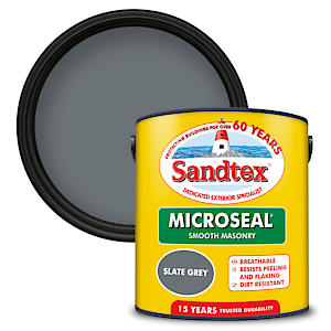 Sandtex Ultra Smooth Masonry Paint 2.5L Slate Grey