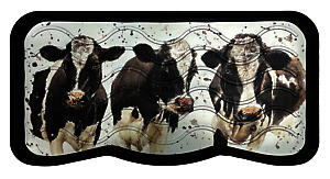UTILITY TRAY - THREE COWS
