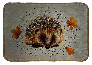 Bree Washable Mat -Hedgehog