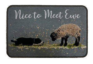 Bree Washable Mat -Sheep & Dog