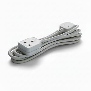13A 1G 5M Exten Lead White El1G5M