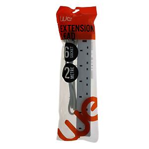 13A 6G 2M Exten Lead White El6G2M