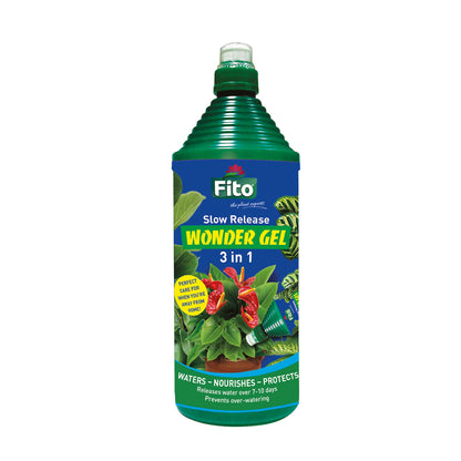 Fito FIT001 Slow Release Wonder Gel 3-In-1 | 1 Litre | Waters, Nourishes & Protects