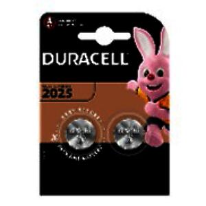 Duracell 2025 Lithium Coin Batteries 3V (2 Pack)