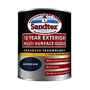 Sandtex 10Yr Ms Gls Oxf Blu 750Ml