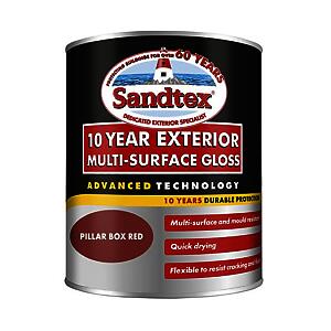 Sandtex 10Yr Ms Gls Pbx Red 750Ml