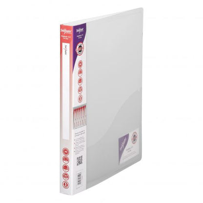 Snopake 2 Ring Ring Binder 15mm A4 Clear (Pack of 10) 10119