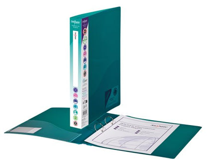 Snopake 2 Ring Binder 25mm A4 Electra Assorted (Pack of 10) 10165