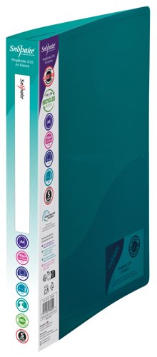 Snopake 2 Ring Binder 25mm A4 Electra Assorted (Pack of 10) 10165