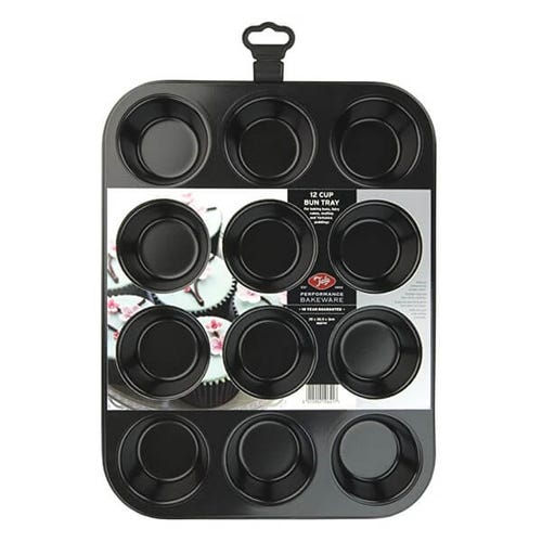 Chef Aid Tala 12 Cup Shallow Bun Tin