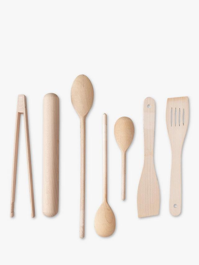 Tala Fsc Certified Beechwood 25.5cm Waxed Spoon, Beige