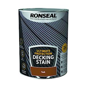 Ronseal Ultimate Decking Stain Rteak 5L