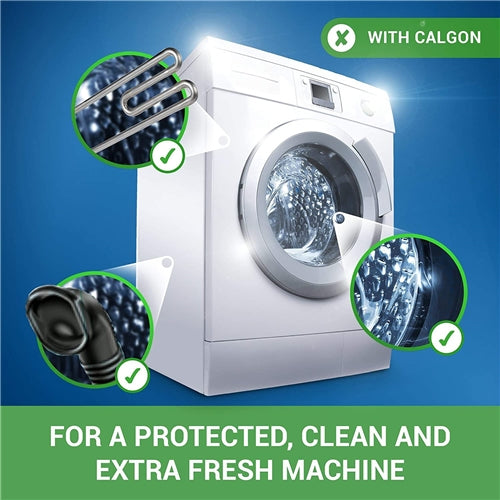 Calgon 3-In-1 Washing Machine Cleaner  15 Tablets