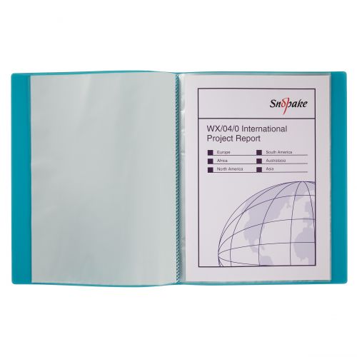 Snopake Electra Display Book 24 Pocket A4 Assorted (Pack of 10) 12219