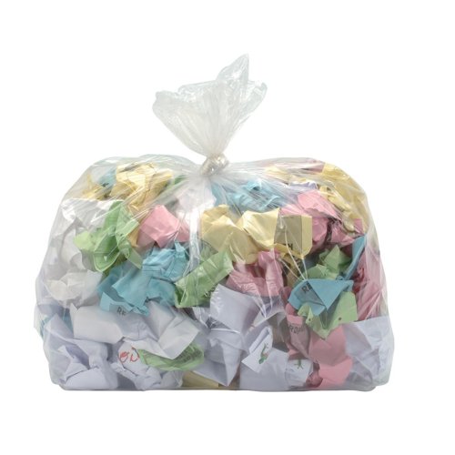 5 Star Extra Heavy Duty Bin Liners 175 Litre Capacity Clear (Pack of 100) 124632