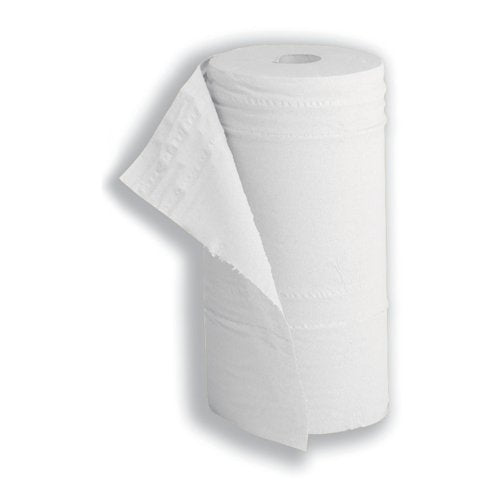 5 Star 2-Ply Hygiene Roll 100 Percent Recycled 130 Sheets 250mmx40m White 125066
