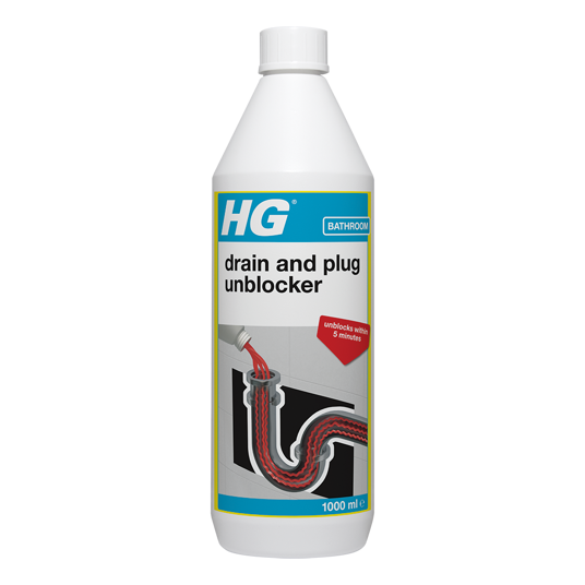 HG Drain Powerful Liquid Drain Unblocker 1 Litre - NWT FM SOLUTIONS