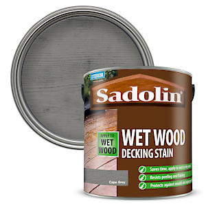 Sadolin Wet Wood Deck Stn Cape Grey 2.5L