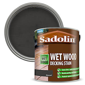 Sadolin Wet Wood Deck Stain Charcoal 2.5L