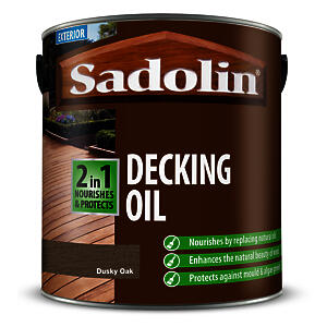 S.Lin Decking Oil Dusky Oak 2.5L