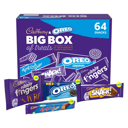 Cadbury and Oreo Big 64 Box of Treats Bulk Box