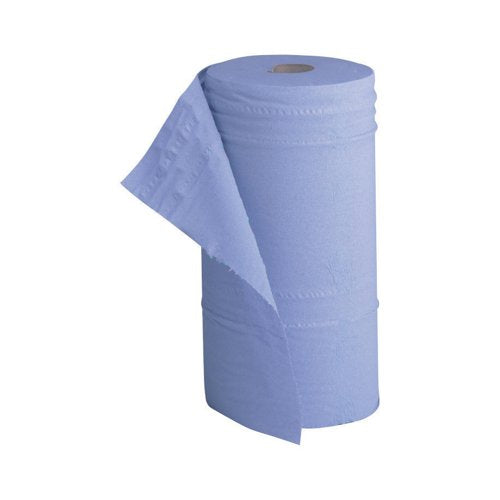 5 Star Hygiene Couch Rolls 2-Ply 130 Sheets 250mmx40m Blue 159058