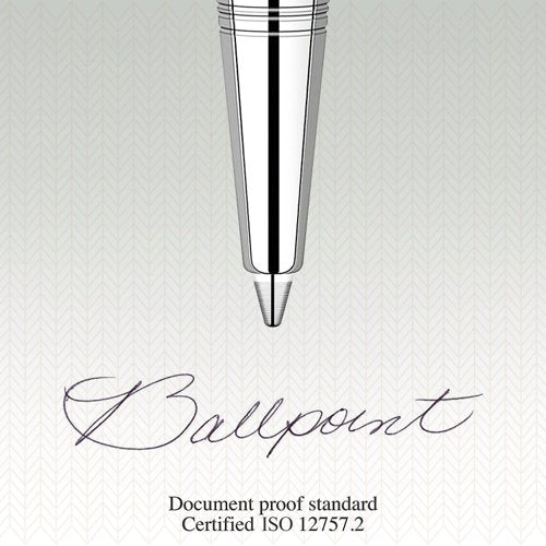 Parker Quink Ballpoint Pen Refill Fine Black Blister (Pack of 12) 1950367