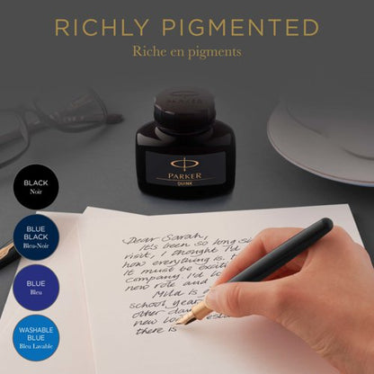 Parker Quink Permanent Ink Bottle Blue 2oz S0037470