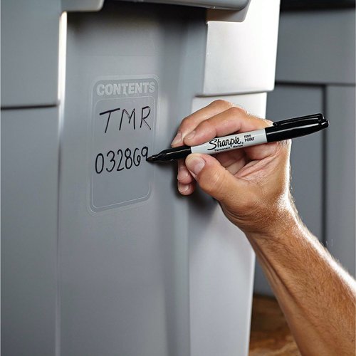 Sharpie Permanent Marker Fine Black (Pack of 5) 1986051