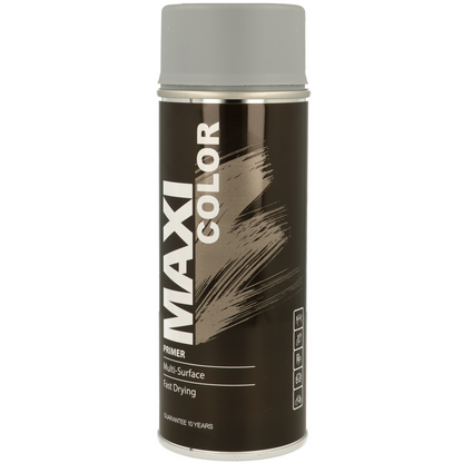 Maxi Color Grey Spray Primer | Indoor or Outdoor |400ml