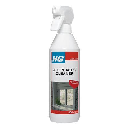 HG All Plastic Cleaner, Multi-Use Interior Cleaning Formula for UPVC 500ml