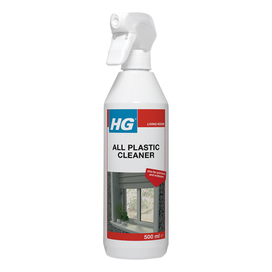 HG All Plastic Cleaner, Multi-Use Interior Cleaning Formula for UPVC 500ml