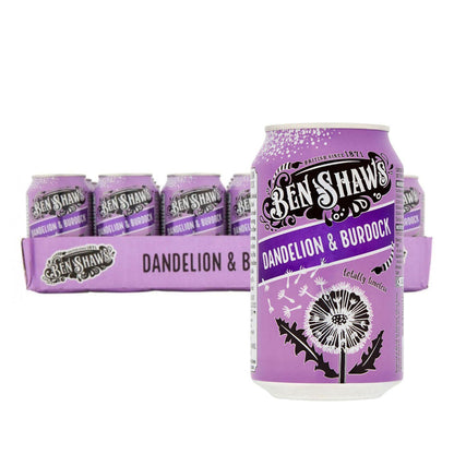 Ben Shaw's Dandelion & Burdock Cans 24 x 330ml