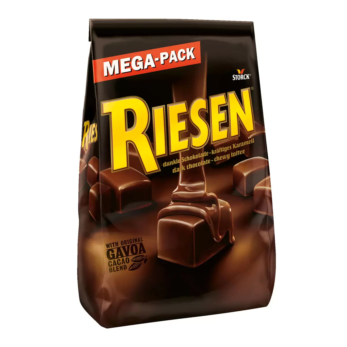 Riesen Dark Chocolate Wrapped Toffee Sweet 900g | MEGA Pack 1 x 900g