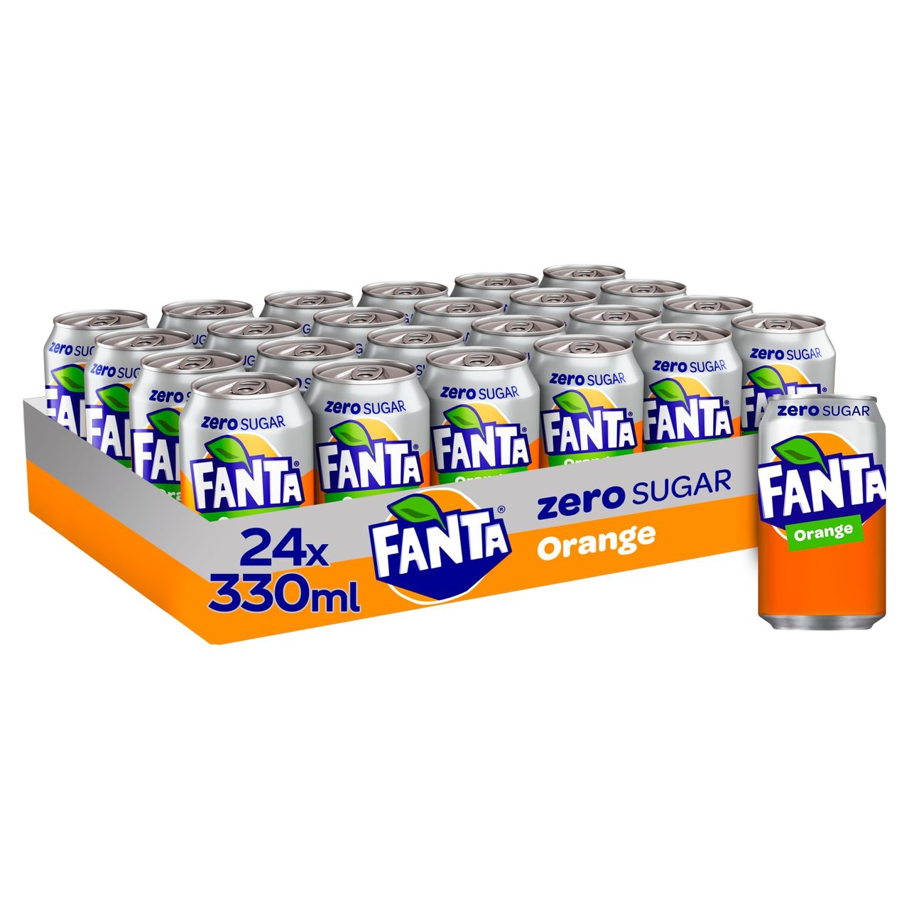 Fanta Zero Orange 24 x 330ml - NWT FM SOLUTIONS