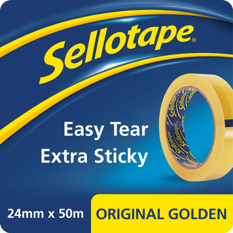 Sellotape Original Golden Tape 24mm x 50m 1677859