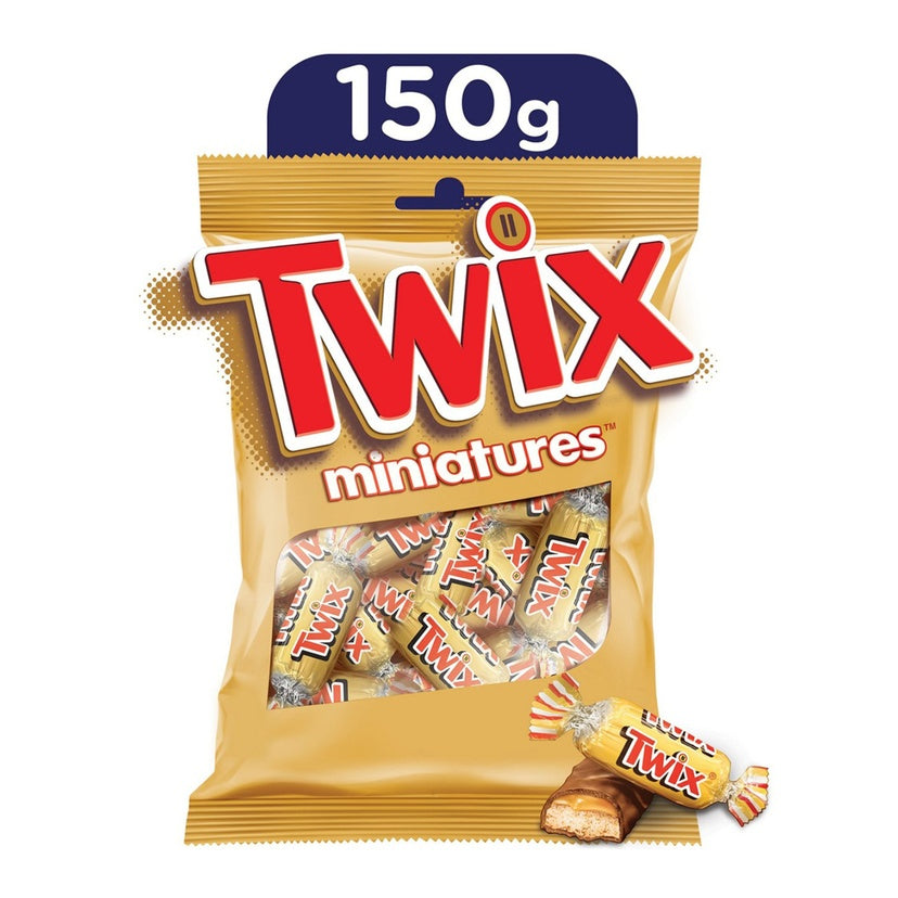 Mars Miniatures Chocolates | Twix Bars Minis 1 x 150g