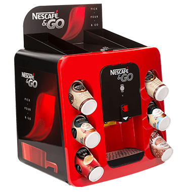 Nescafe & Go Machine Variety Pack 56 Drinks Pack includes 50 white Lids