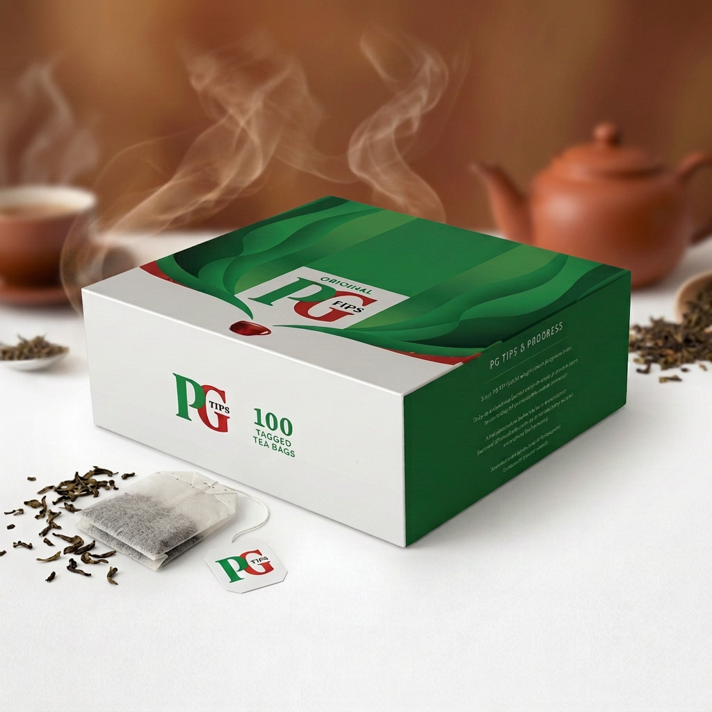PG Tips String & Tagged Tea Bags 100s
