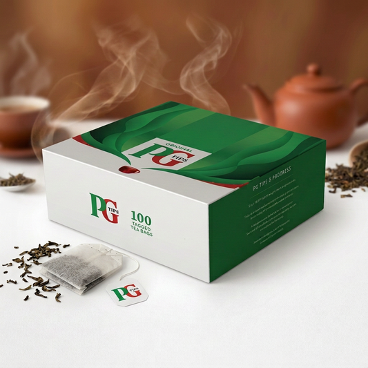 PG Tips String & Tagged Tea Bags 100s