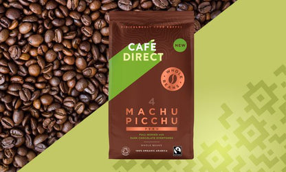 Cafe Direct Fairtrade Organic Machu Picchu Peru Coffee Beans 750g 100% Arabica