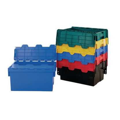 Yellow Attached Lid Container 54L 375817