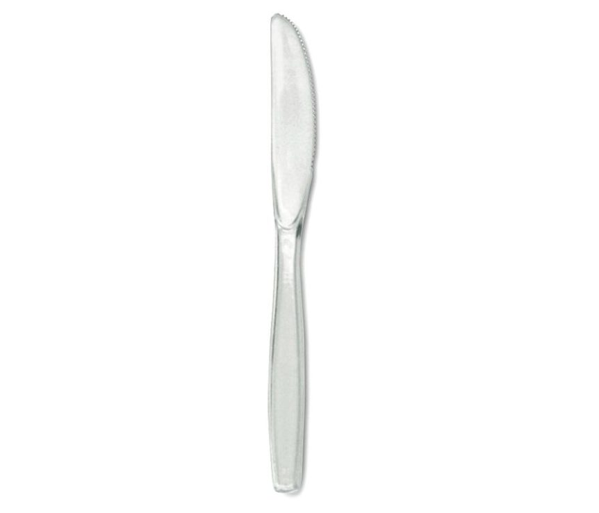 Plastic Premium Clear Knives 100's