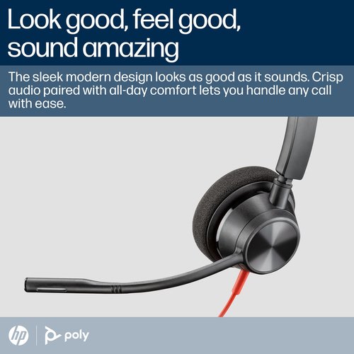 Poly Blackwire 3320 Stereo MS USB-C/A Headset 8X220AA